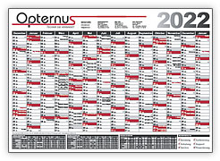Opternus Jahreskalender 2022